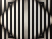 Omar Rayo, Colombia 1928-2010. Mulammir XX, acrílico sobre tela, 66 x 66 cms. 1972